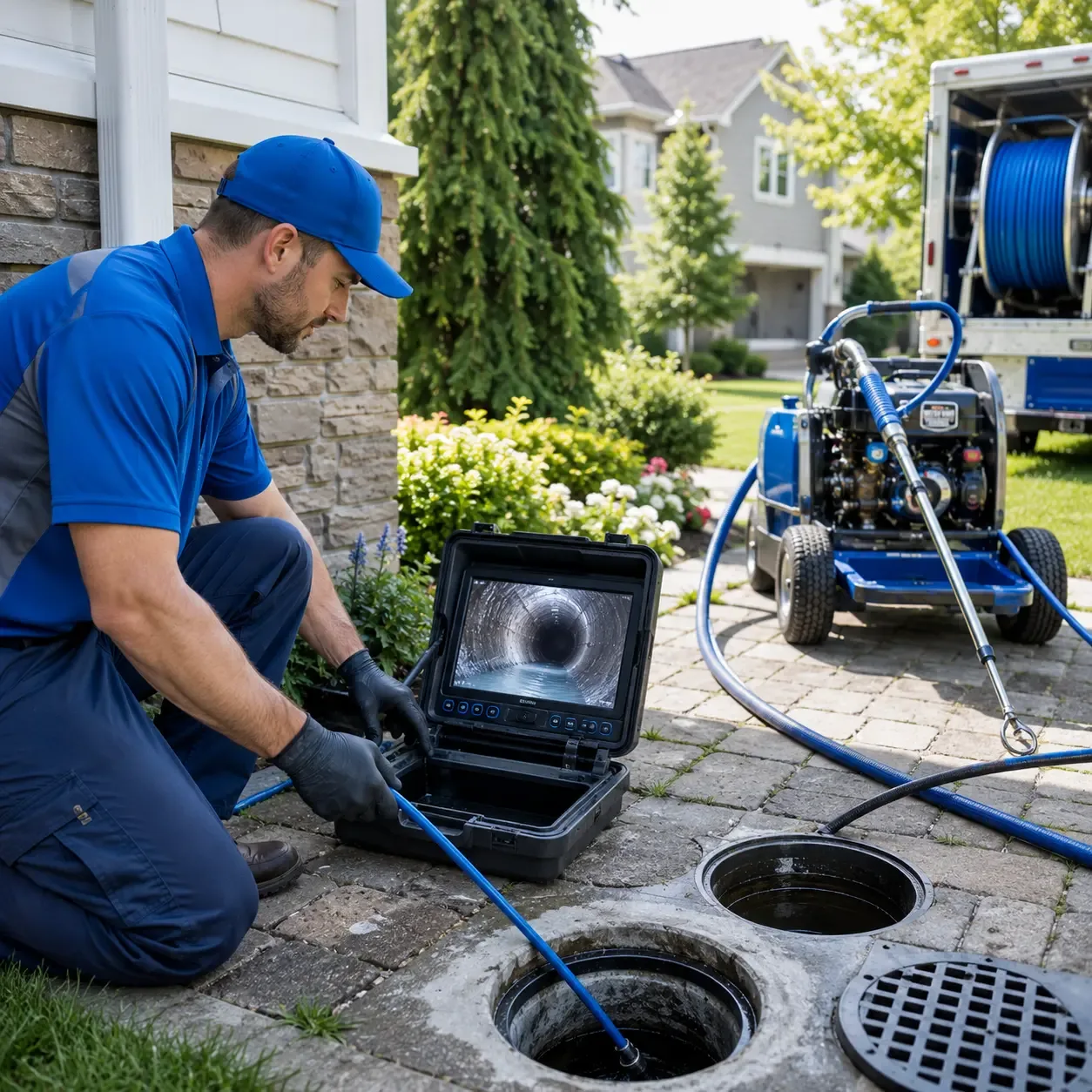 Outdoor drain cleaning professionals serving Tenafly, NJ
